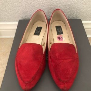 Fire truck red Jones New York loafers